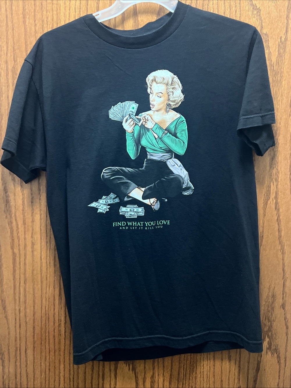 DGK Black Short-Sleeve Tee with Green Retro Graphic
